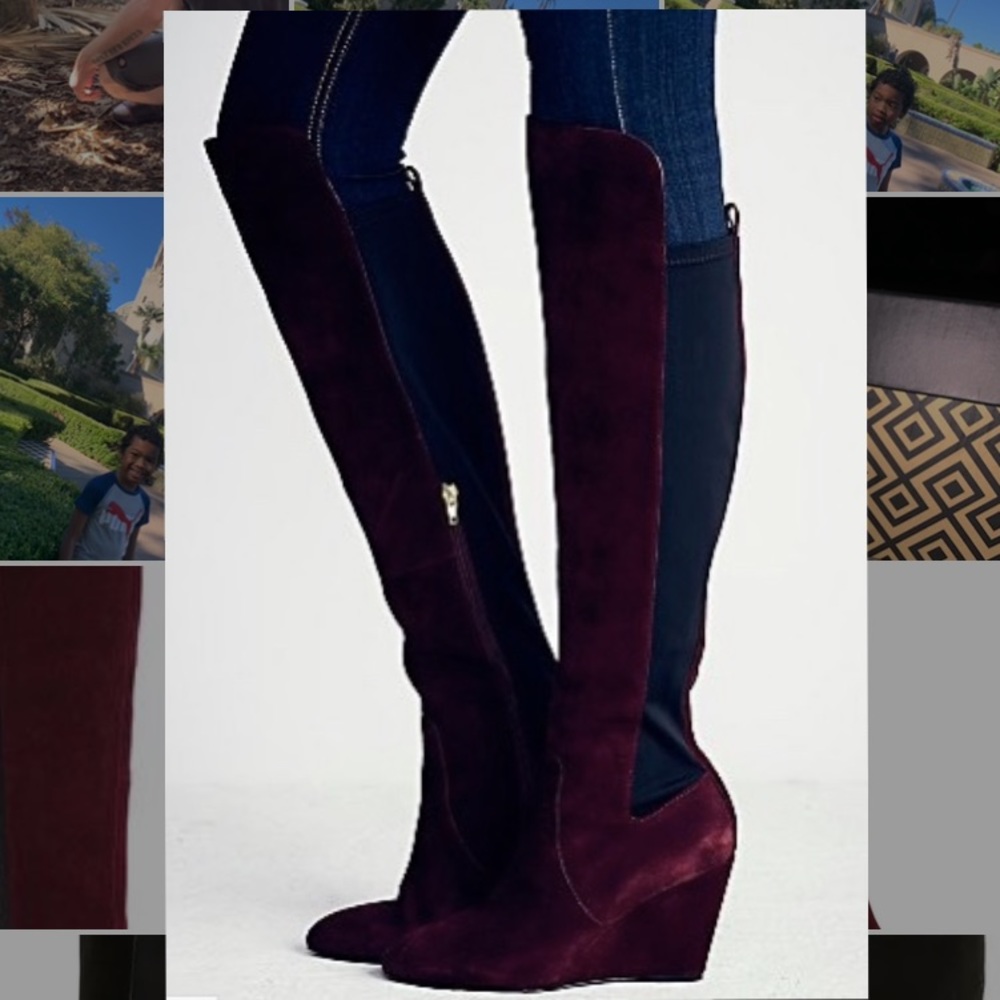 Charles David Edie Merlot Over The Knee 6